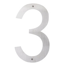 Husnummer 3 Rostfritt stål 40 cm